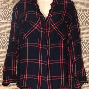 Express plaid blouse